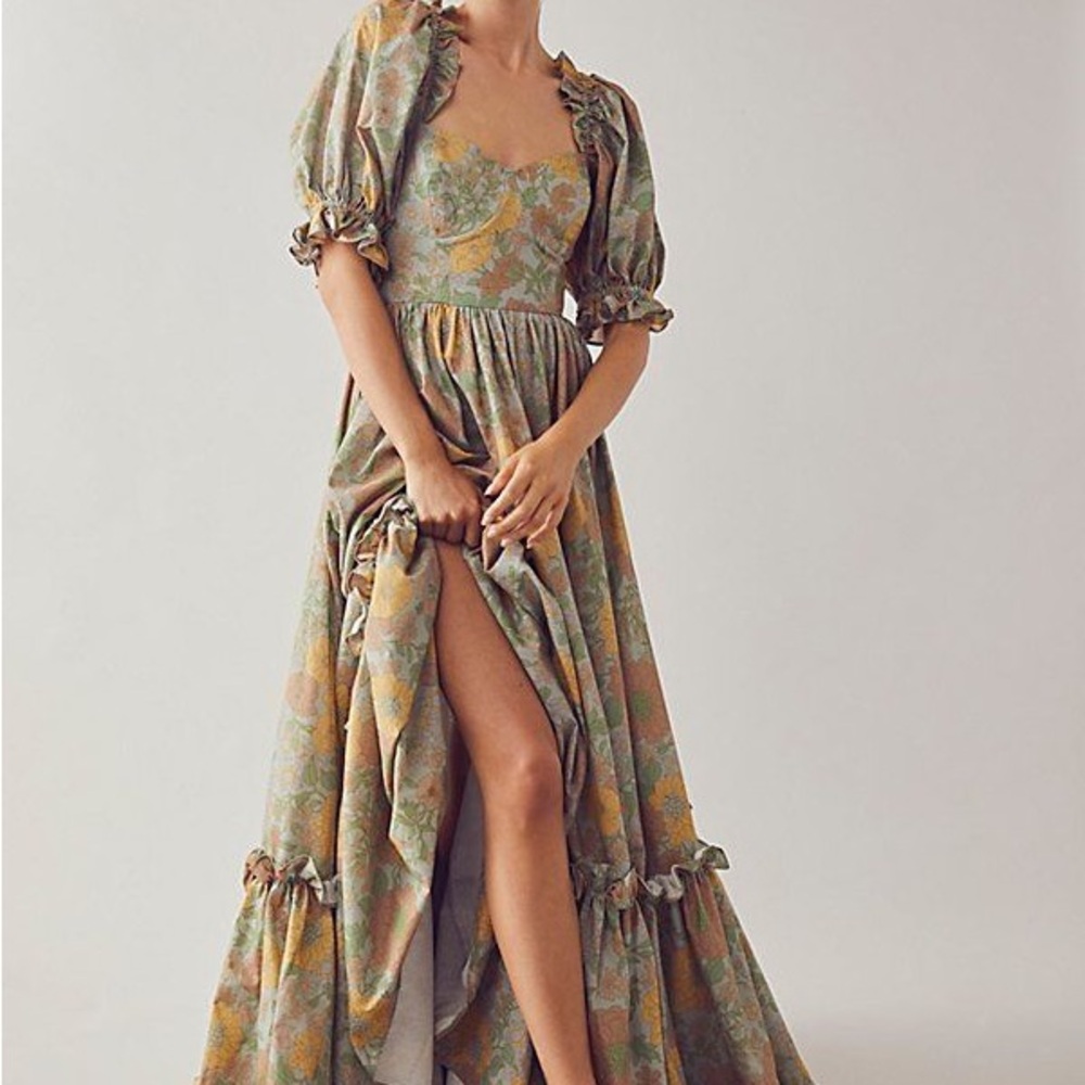 Selkie Citrus Trip Ritz Maxi Dress